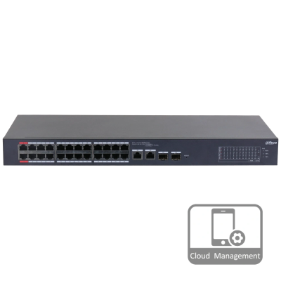 Коммутатор 24 порта управляемый Dahua DH-CS4226-24ET-240 PoE