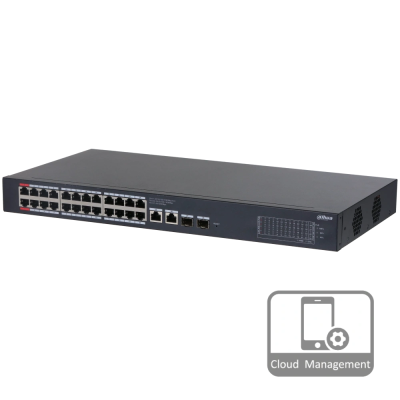Коммутатор 24 порта управляемый Dahua DH-CS4228-24GT-240 PoE