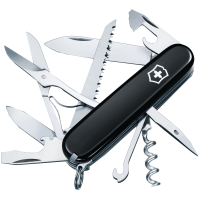 Нож черный Victorinox Swiss Army Huntsman 1.3713.3