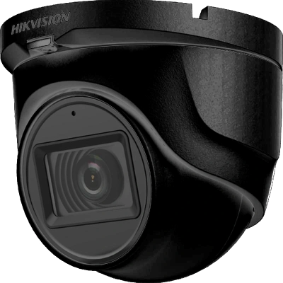 Turbo HD видеокамера Hikvision DS-2CE76H0T-ITMFS (Black)(AVINET) 5МП (2.8мм) с микрофоном