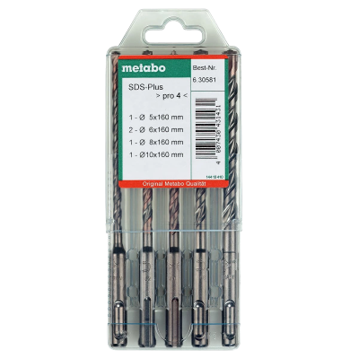 Набор буров Metabo SDS-Plus Pro