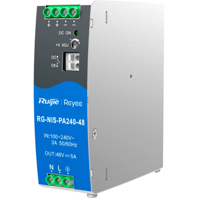 Источник питания AC/DC 240 Вт на DIN-рейке Ruijie RG-NIS-PA240-48