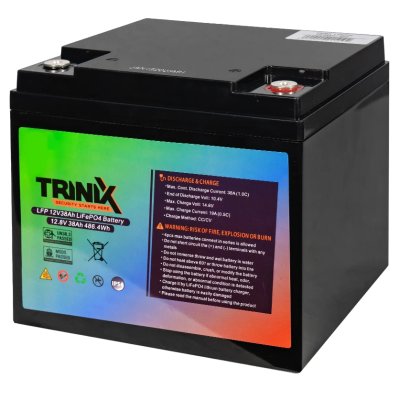 Аккумуляторна батарея TRINIX LFP 12V38Ah LiFePo4