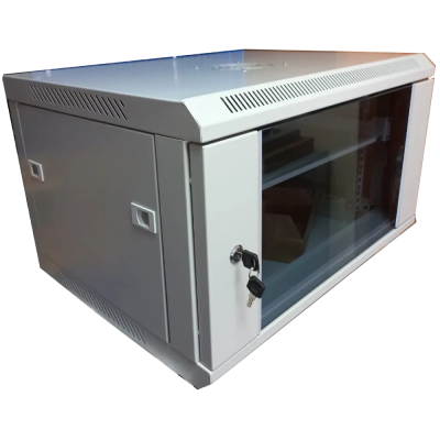 Шкаф коммутационный настенный 6U 600x350 разборный Hypernet WMNC-35-6U-FLAT-AC