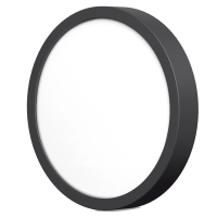 LED светильник круглый накладной VIDEX 18W 5000K Black