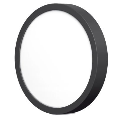 LED светильник круглый накладной VIDEX 18W 5000K Black
