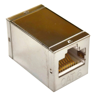 Соединитель витой пары экранированный кат. 6 под коннекторы RJ-45