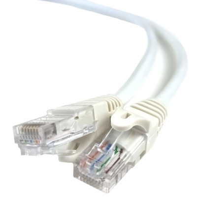 Патч-корд белый 0.5м UTP CAT5e