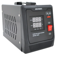 Стабилизатор напряжения релейный 1xShuko, DC140-260V, AC220±8%, BOX Green Wave Mauser 1500VA (1050Вт)