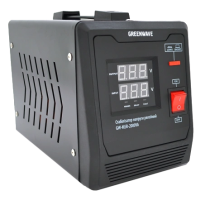 Стабилизатор напряжения релейный 1xShuko, DC140-260V, AC220±8%, BOX Green Wave Mauser 2000VA (1400Вт)