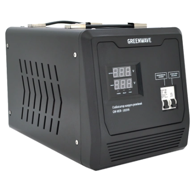 Стабилизатор напряжения релейный клеммные колодки DC140-260V, AC220 Green Wave Mauser 5000VA (3500Вт)