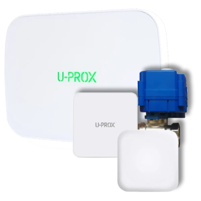 Беспроводной комплект для предотвращения затопления U-Prox DN15 White