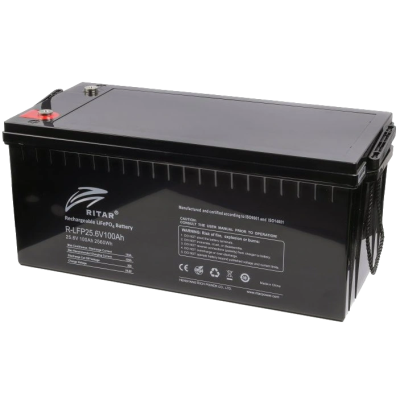 Аккумуляторная батарея с системой подогрева и bluetooth Ritar LFP25.6V100AH