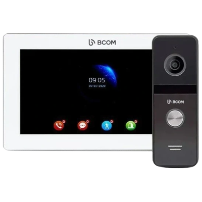 Комплект видеодомофона BCOM BD-770FHD/T White Kit