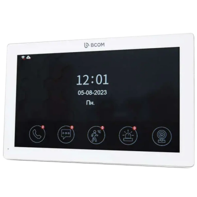 Видеодомофон BCOM BD-1070FHD/T White