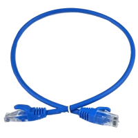 Патч-корд голубой 0.25м EServer UTP CAT5e