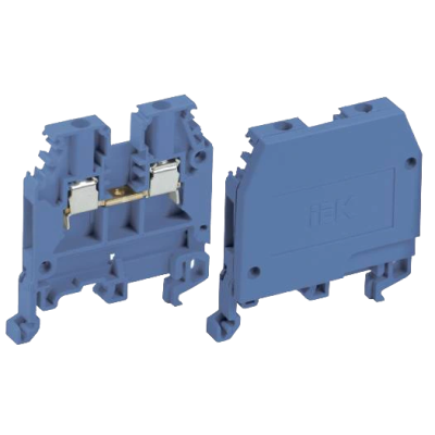 Зажим наборной синий (без маркера) IEK ЗНИ- 2.5мм2 (JXB24А)