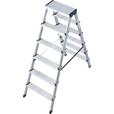 Стремянка алюминиевая двусторонняя KRAUSE Dopplo 2x6 (120427)