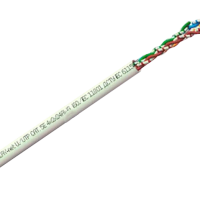 Кабель ЗЗЦМ (UTP медь внутренний 2-х парный (4х жил.*0,48))  2x2x48, бухта 305м Cat. 5 U/UTP