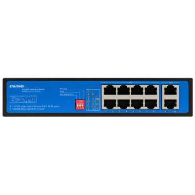 Коммутатор 10 портов неуправляемый Ewind EW-S1910CF-AP PoE