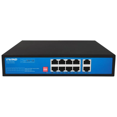 Коммутатор 10 портов неуправляемый Ewind EW-S1910G-AP PoE