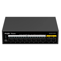 Коммутатор 10 портов неуправляемый Ruijie Reyee RG-ES110F-P PoE