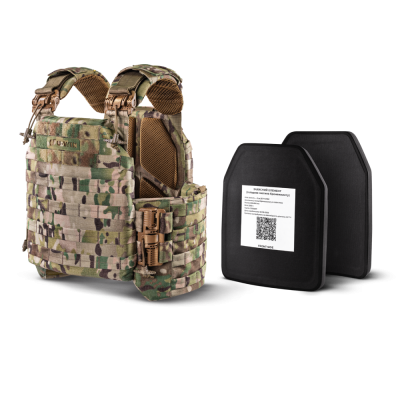 Бронежилет 5 класса защиты U-WIN PRO Cordura 1000 зі швидким скиданням з камербандами