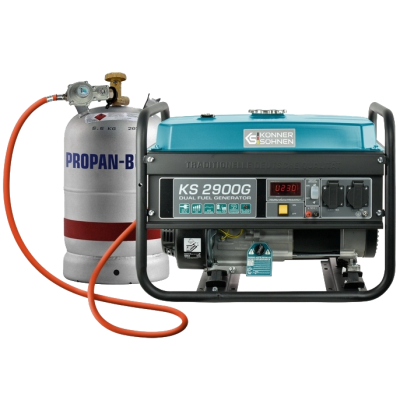 Генератор газо-бензиновый 230В 2.9кВт ручной запуск Konner&Sohnen KS 2900G