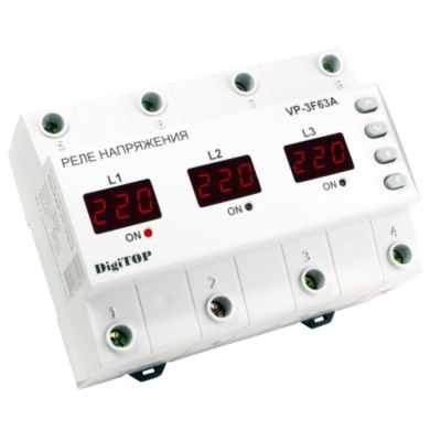 Реле напряжения DigiTOP VP-3F63A M6R