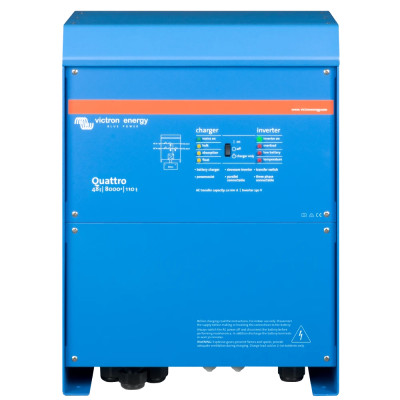 Инвертор VictronEnergy Quattro 48/8000/110-100/100 однофазный чистая синусоида