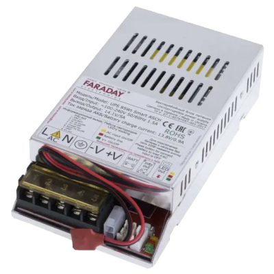 Бесперебойный блок питания 12-18 А●ч Faraday Electronics 85W UPS Smart ASCH ALU