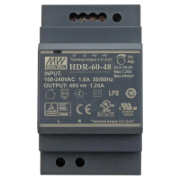 Блок питания Mean Well HDR-60-48 48B 1.25А для монтажа на DIN рейке