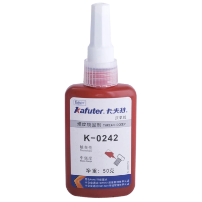 Лак фиксатор резьбы винтов синий Kafuter K-0242 50ml