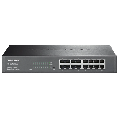 Коммутатор 16 портов управляемый TP-LINK TL-SG1016DE 1000М