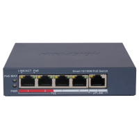 Коммутатор 4 порта управляемый Hikvision DS-3E1105P-EI/V2 POE