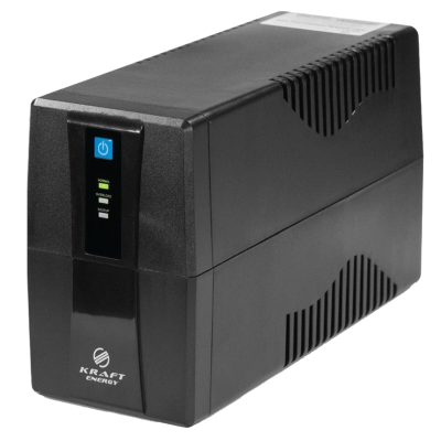 Источник бесперебойного питания Kraft KRF-650VA/390W(LED) AGM UPS