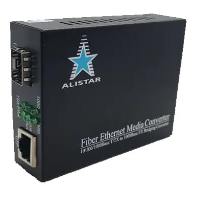 Медиаконвертор ALISTAR X1S 1G 10/100/1000BASE-T RJ-45 - SFP Slot 1000Base-SX/LX External Power Supply