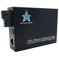 Медиаконвертор ALISTAR X5G 1G 10/100/1000BASE-T RJ-45 - 1000BASE-LX 1SM WDM SC 20KM TX1550/RX1310nm