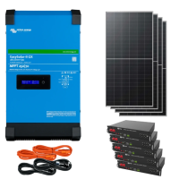 Система автономного питания однофазная VictronEnergy + Dyness 2.4кВт 12кВт•ч СП 2.3кВт на солнечных батареях
