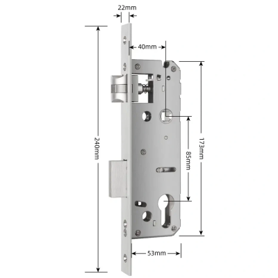 Врезная часть SEVEN LOCK 4085