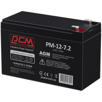 Аккумуляторная батарея Powercom AGM 7.2Ah-12V