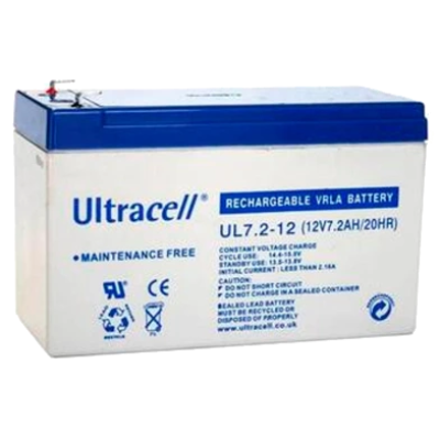 Аккумуляторная батарея Ultracell UL7.2-12 AGM 12V 7,2 Ah