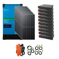 Система автономного питания однофазная VictronEnergy + Dyness 4кВт 24кВт•ч на солнечных батареях