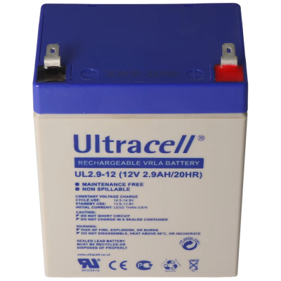 Аккумуляторная батарея Ultracell UL2.9-12 AGM 12V 2,9Ah