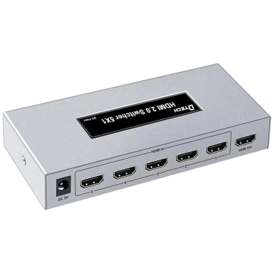 Коммутатор 4K HDMI 5X1 Dtech DT-7451