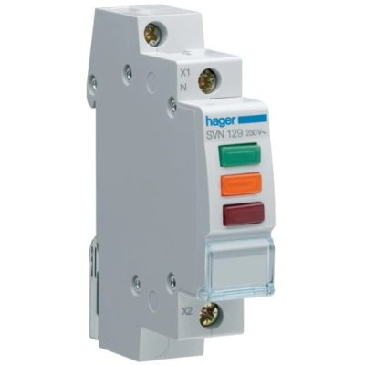 Индикатор тройной LED 230В Hager SVN129