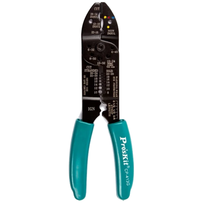 Инструмент для зачистки и обжимки кабеля Pro'sKit CP-413G
