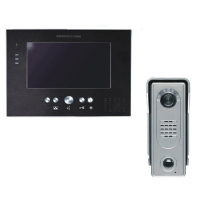 Комплект домофон + вызывная панель MT373C-CK silver + SAC5C