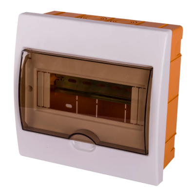 Корпус пластиковый 8-модульный встроенный Enext e.plbox.stand.w.08k
